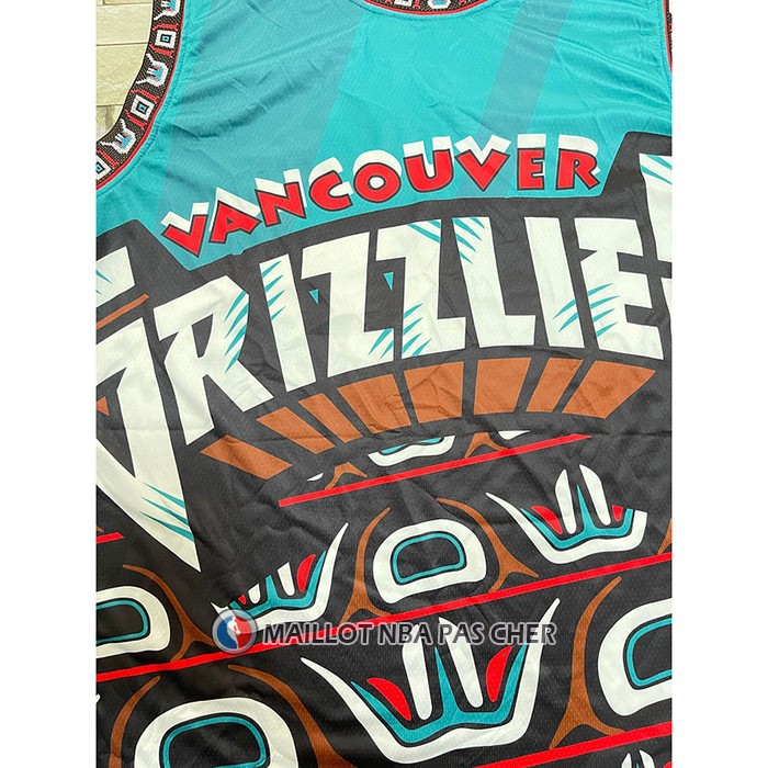 Maillot Memphis Grizzlies Ja Morant NO 12 Mitchell & Ness Big Face Vert